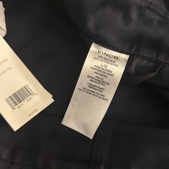 VINCE Silk-Blend High-Waist Pull-On Pants - Picture 11 of 14